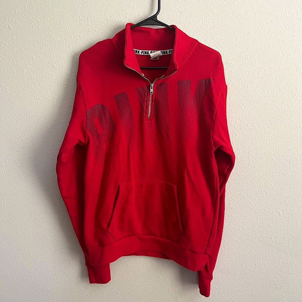 VS PINK Quarter Zip Sweatshirt